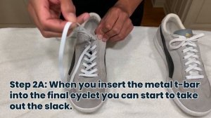 How to Crisscross Lace Pumas with Straight Laces - No Tie Shoelaces