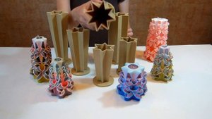 Формы для резных свечей