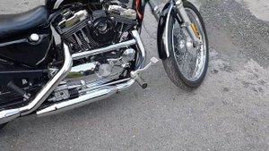 Звук "потата" на Harley Davidson Sportster 2003