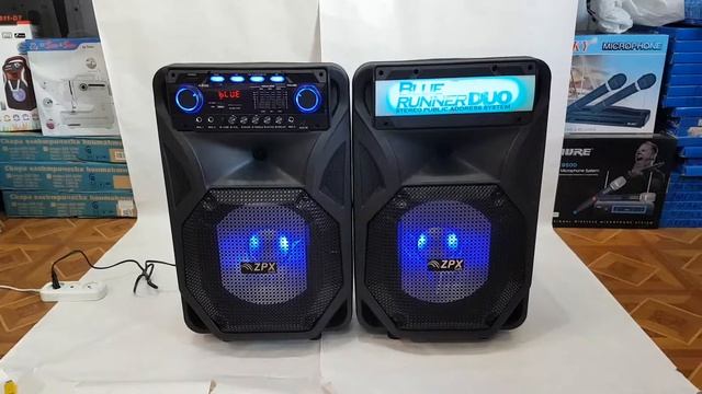 Активная акустика ZPX AUDIO 8899 X-BASS (250W/USB/BT/FM) комплект смотреть онлайн