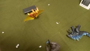 годзилла и кин конг против кинг гидора (стоп моушен)