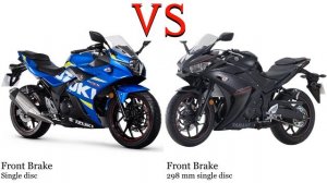 Suzuki GSX 250 R vs Yamaha YZF R25 Test specification comparison