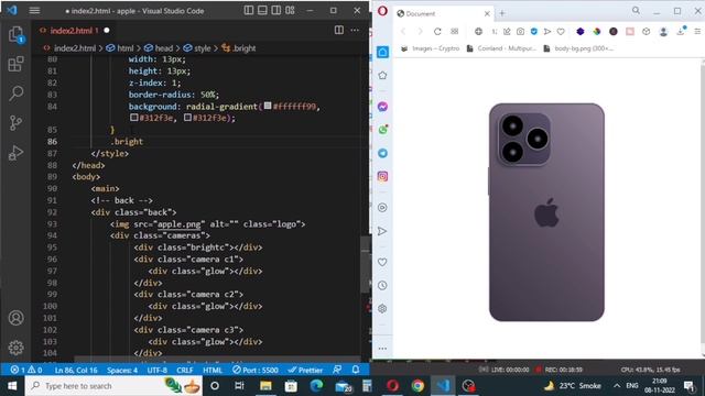 Apple iPhone 14 Pro Max with Html and Css | Mini Project Html Css
