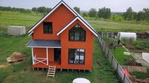 Обзор готового каркасного дома 100 кв.м (г. Казань)