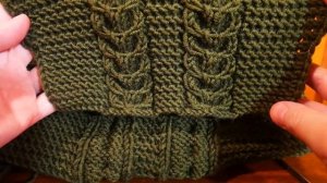 Кардиган из двух частей. Часть 1 Начало работы: рукав и набор петель на перед и спинку.