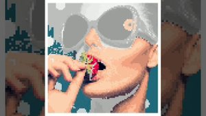 No. Draw. Girl, Pixel Art, Color by Number, Number Coloring