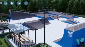 ПРОЕКТ СКЕЙТ ПАРКА SK 32-30  | ПРОЕКТИРОВАНИЕ СКЕЙТ ПАРКОВ | SKATEPARK DESIGN