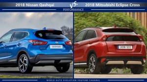 2018 Nissan Qashqai vs 2018 Mitsubishi Eclipse Cross (technical comparison)