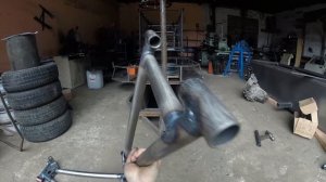 Самодельная багги Х2  Задние рычаги подвески.