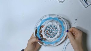 ЛОВЕЦ СНОВ: плетение комбинированной паутины. Часть 4