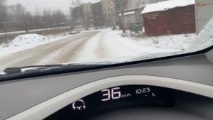Выбор зимней резины Nokian Nordman 8, на дороге в снег.