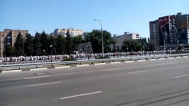Крестный ход в Воронеже. Московский проспект 20.08.2017г. смотреть онлайн
