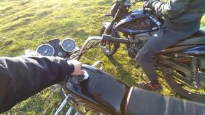 #2 ДАЛЬНЯК на мопеде АЛЬФА 110с, Lifan150 и Yamasaki доехали до ГРАНИЦЫ! Новые места)) (часть2)