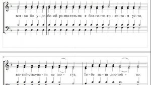 ? Задостойник Святой Пятидесятницы. Сокращённый Киевский распев И. Валяева (тенор)
