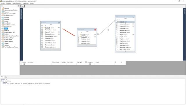 Creating a simple SELECT SQL query - Active Query Builder Tutorial, Part 1 смотреть онлайн