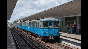 Roblox (Таганско-Краснопресненская линия на Еж3/Ем508Т). Выхино - Таганская