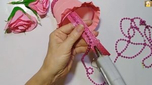 ПОДАРОК на ДЕНЬ МАТЕРИ своими руками Поделки diy ко Дню рождения и 8марта/Цветы из бумаги/декор дом