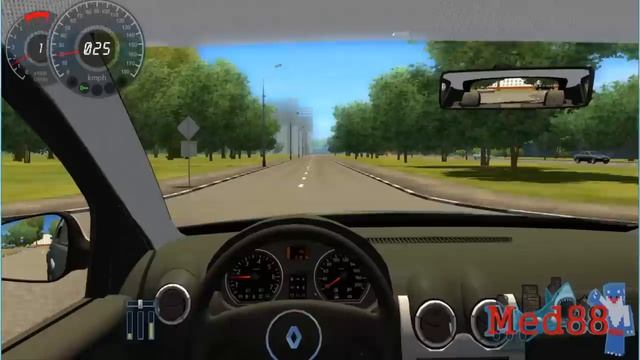 Bora dar um role - City Car Driving - Renault Sandero mod смотреть онлайн