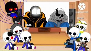 Sans AU React's to Sans au VS VHS