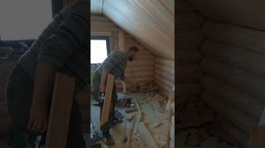 Как сделать ровным торец бревна