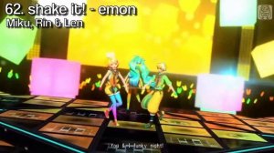 ALL 141 Songs in Project Diva Mega Mix Bundle [OFFICIAL LIST]