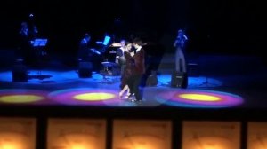 Pavel Bogdan y Maria Pochukaeva. Saludos. Solo tango orquesta  Kaluga 5.12.11