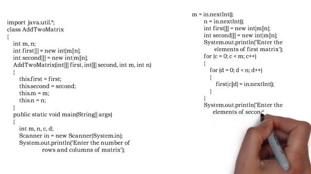 #42 || Program to Add two Matrix. || #JAVA || Java Programing Questions смотреть онлайн