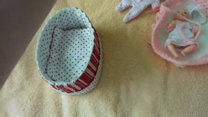 Мини реборн из полимерной глины.