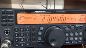QSO CW (RZ0A-I3VWK) радиосвязь телеграфом CW, с Италией.