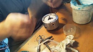 Продолжение  Установка патрона на токарный станок