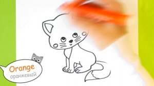 Маленькие мастера ☆ Рисуем  КОТЕНКА   ☆ Уроки рисования для детей