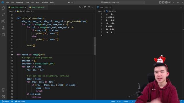 Day 23/25: Unstable Diffusion | Advent of Code 2022 Explanations смотреть онлайн