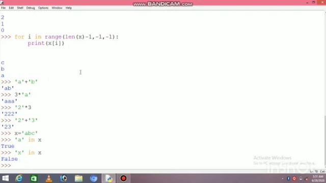String in Python with library functions