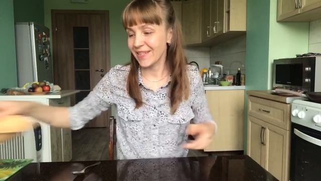 Корейские блинчики из дайкона и рыба в соево-горчичном соусе
