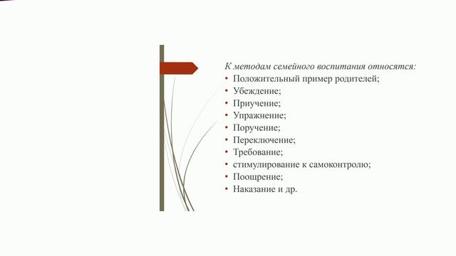 Модуль 4. Методы и тактики семейного воспитания.