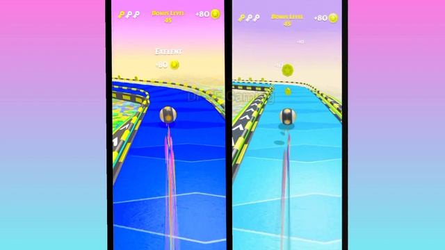 Action balls fun time: reverse gameplay VS normal gameplay challenge : ball game 2022 Part-8
