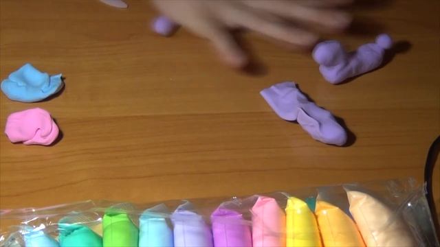 Делаем пёсика из воздушного пластилина смотреть онлайн
