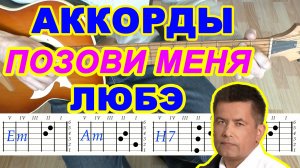 Позови меня тихо по имени Аккорды ? группа Любэ ♪ Разбор песни на гитаре ♫ Гитарный Бой