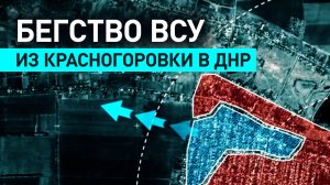 Зачистка Красногоровки в ДНР и бегство украинских боевиков: эксклюзивные кадры RT