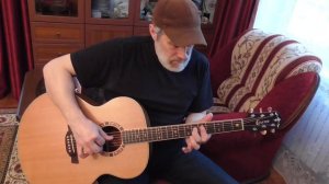 Клён ты мой опавший (гитара)