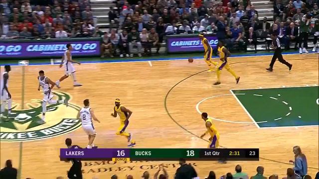Giannis Antetokounmpo Two-Handed KILLER Dunk! vs L.A. Lakers (11.11.17) - Greek Freak Dunks it! смотреть онлайн