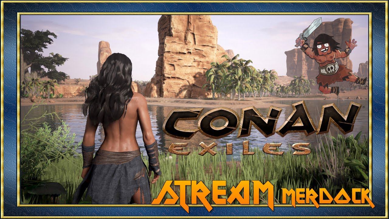 CONAN EXILES -  Обучаю Genzo духовно выживать! | Киммерийский стрим Конан Эксайлс #4 | MERDOCK