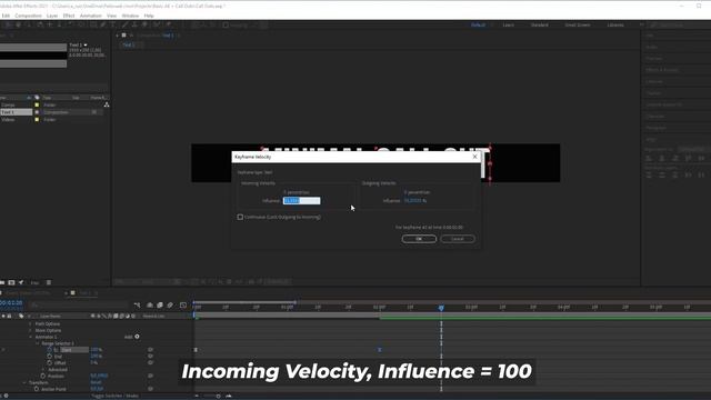 After Effects для начинающих. Анимация текста. Урок №2