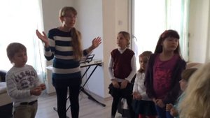 Урок пения. Православная Воскресная школа на Северном Кипре.