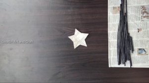 Making of Star Wall Hanging With Chocolate Wrapper.| GopiSri Art and Craft.|