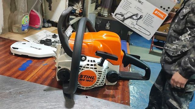 STIHL 180 c be с лёгким стартом! смотреть онлайн