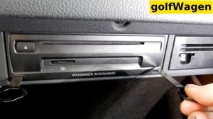 VW Golf 7 how to removal radio