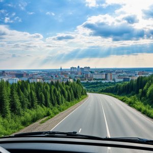 Автопутешествие с одного края Новосибирска на другой