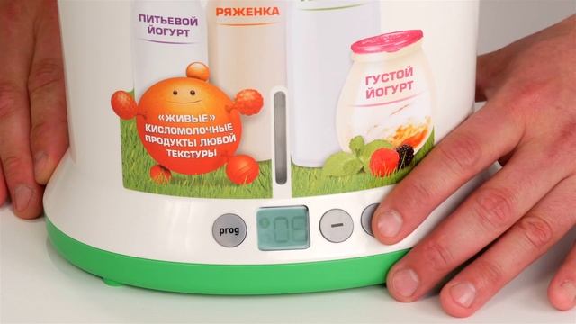 Банановый коктейль на основе ряженки в йогуртнице Tefal Lacteo YG2601 смотреть онлайн