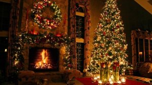 новогодний камин